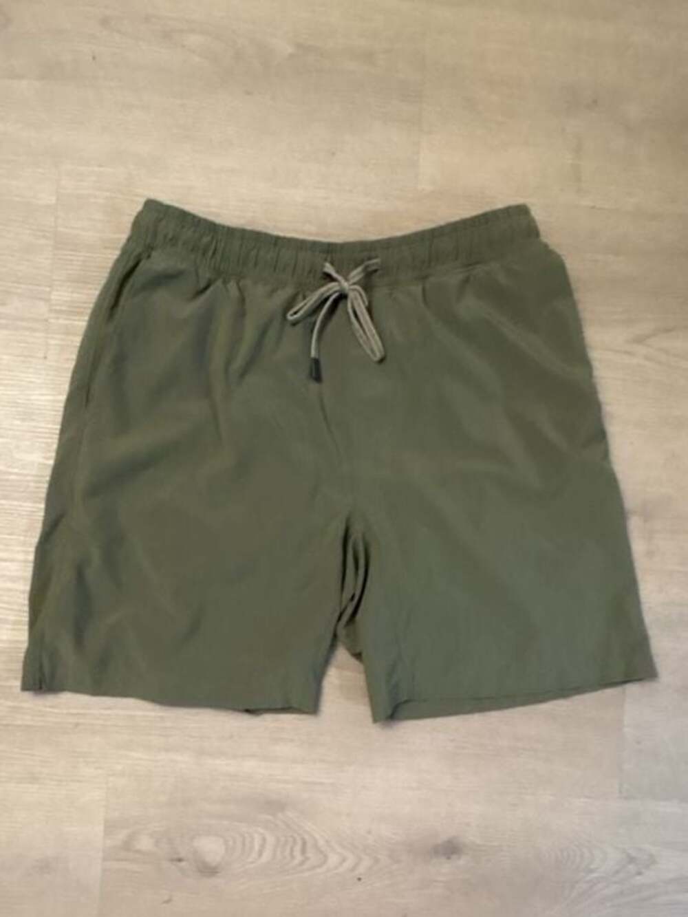 Faherty Shorelite Active Short 7" Olive Green Size S